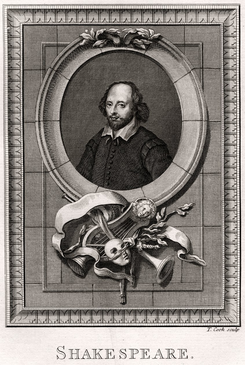 Shakespeare, 1776 by T. Cook