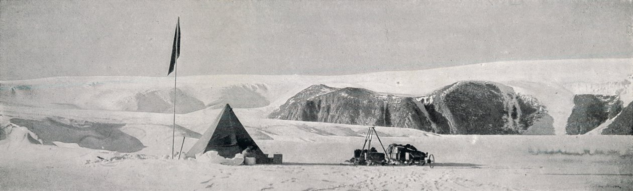 Couloir Kayalıkları, Granit Limanı, Piedmont Dilinde Kampı Göstermek, c1911, 1913 by T. Griffith Taylor