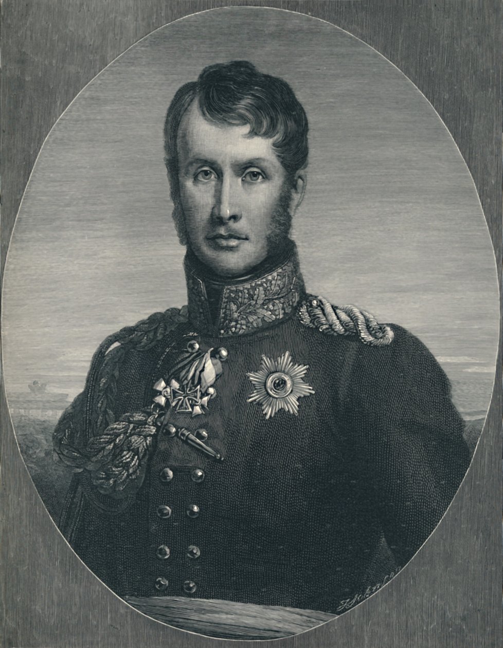 Frederick William III - Prusya Kralı, c1814-1816, 1896 by T. Johnson