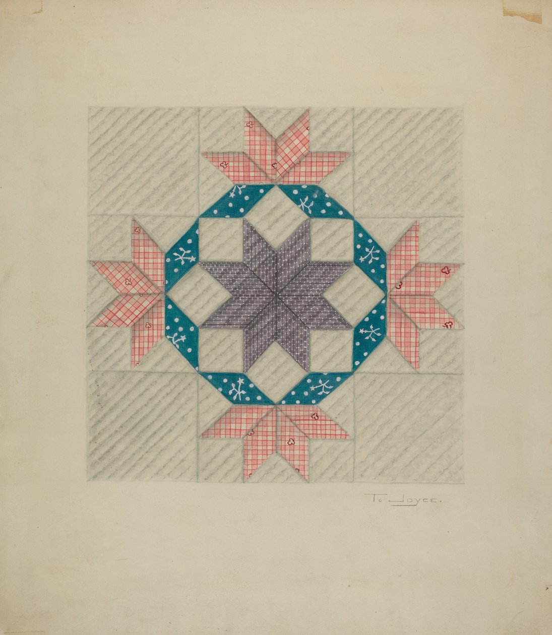 Patchwork Yorgan Kalıbı by T. Joyce
