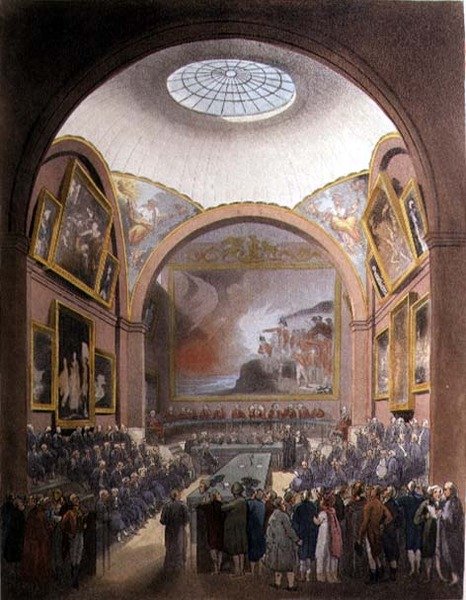 Ortak Konsey Odası, Guildhall, J. Black (fl.1791-1831) pub tarafından oyulmuş 