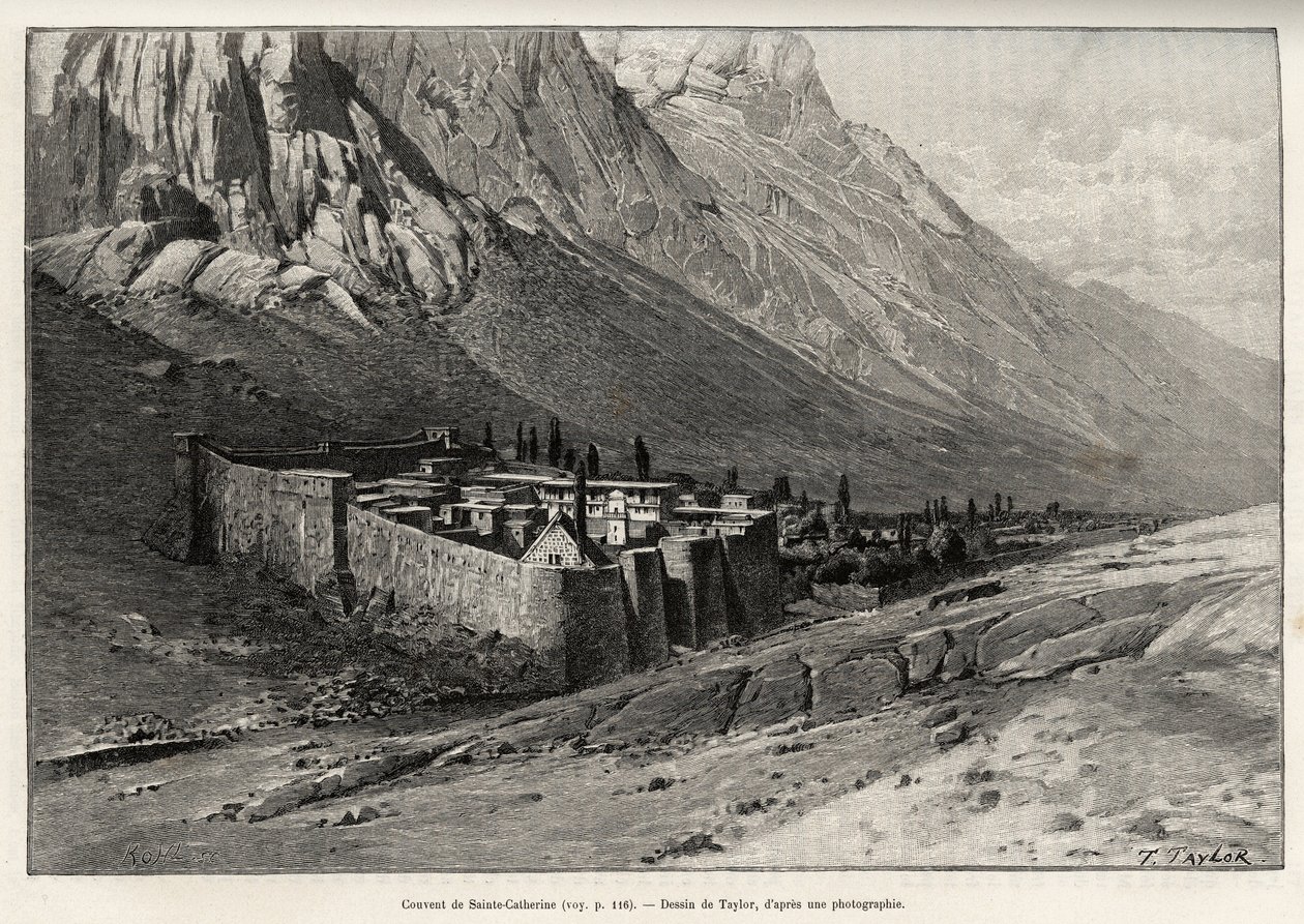 Aziz Catherine Manastırı, Mısır. Taylor
