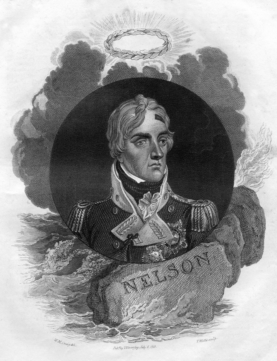 Lord Horatio Nelson, İngiliz donanma komutanı, 1816. by T. Wallis