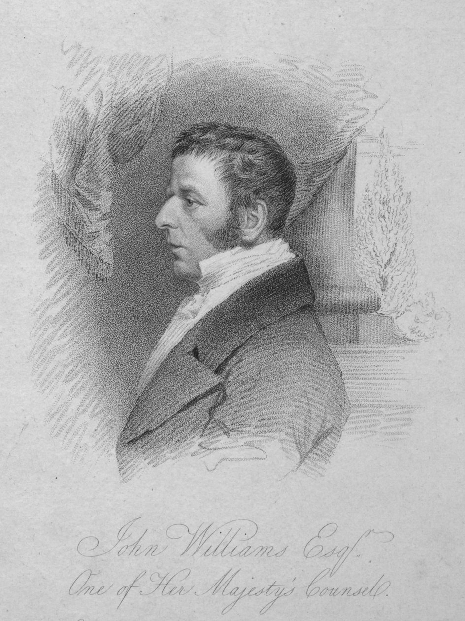 John Williams, Av., Majestelerinin Danışmanlarından Biri, c1820. by T. Wright