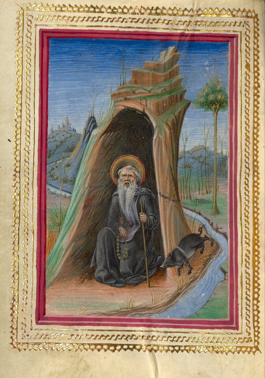 Aziz Anthony Abbot by Taddeo Crivelli