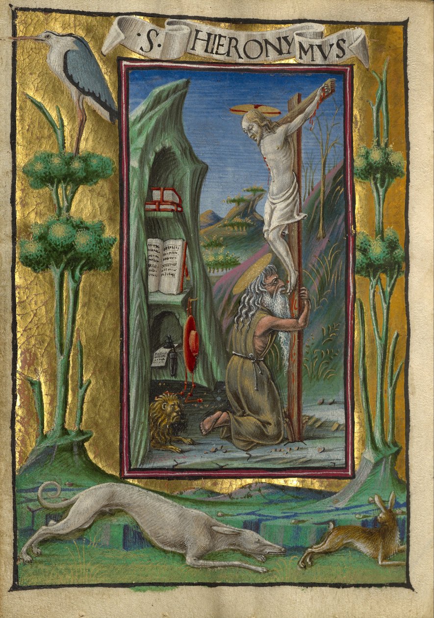 Çölde Aziz Jerome by Taddeo Crivelli