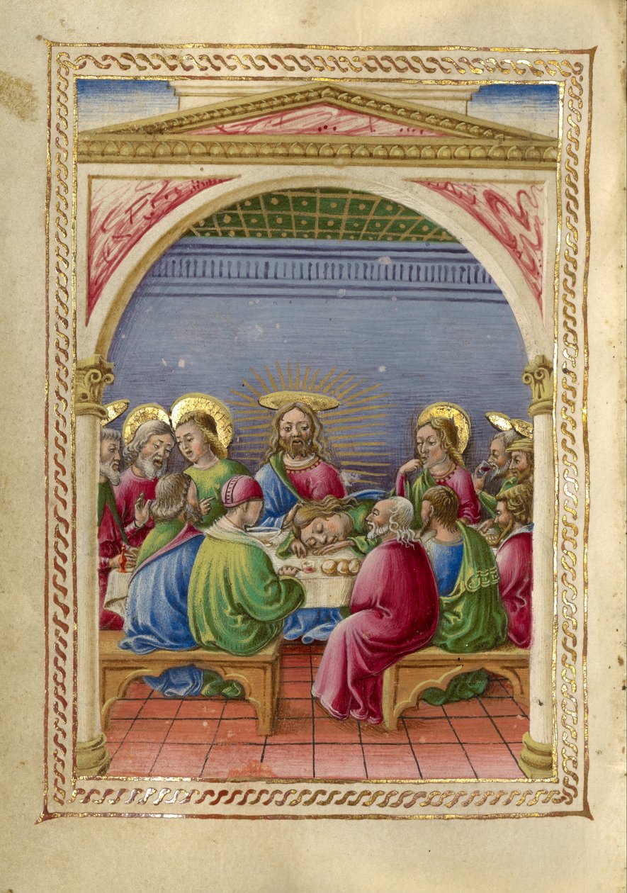 Son Akşam Yemeği by Taddeo Crivelli
