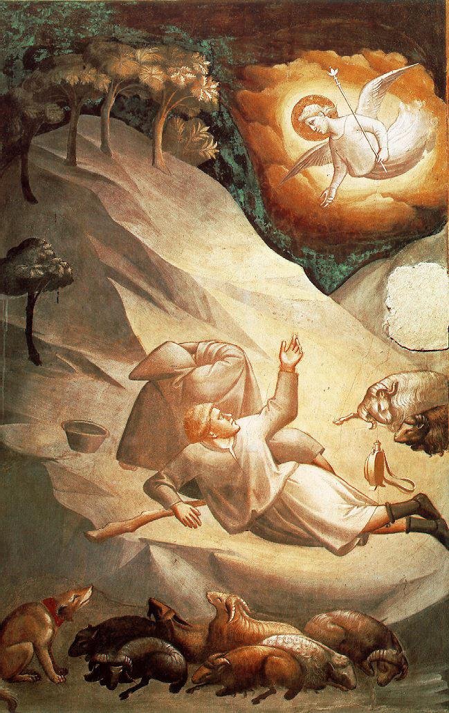 Çobanlara Melek Duyurusu by Taddeo Gaddi