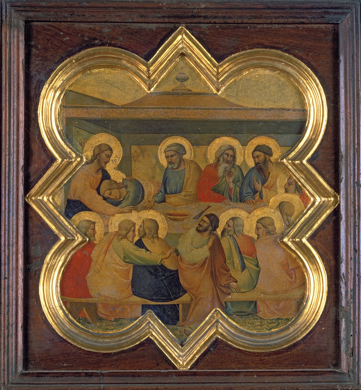 Son Akşam Yemeği (panelde tempera) by Taddeo Gaddi