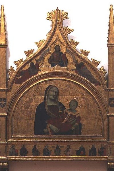 Madonna ve Çocuk (panelde öfke) by Taddeo Gaddi