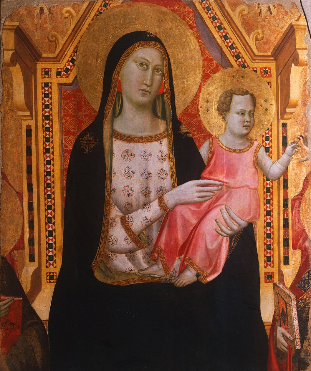 Çocuklu Madonna, Taddeo Gaddi (1322'den 1366'ya kadar aktif) by Taddeo Gaddi