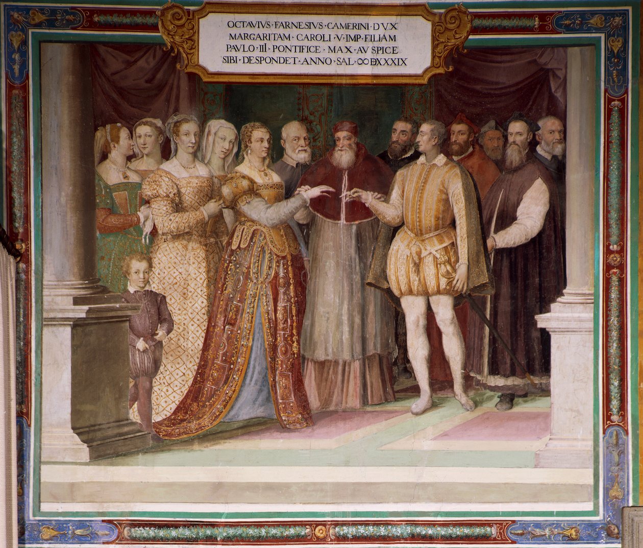 İtalya, Lazio Bölgesi, Caprarola (Viterbo Eyaleti), Farnese Sarayı, Ottavio Farnese