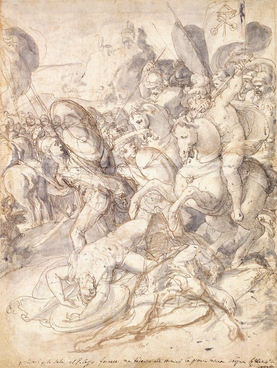 Cosa Savaşı by Taddeo Zuccari