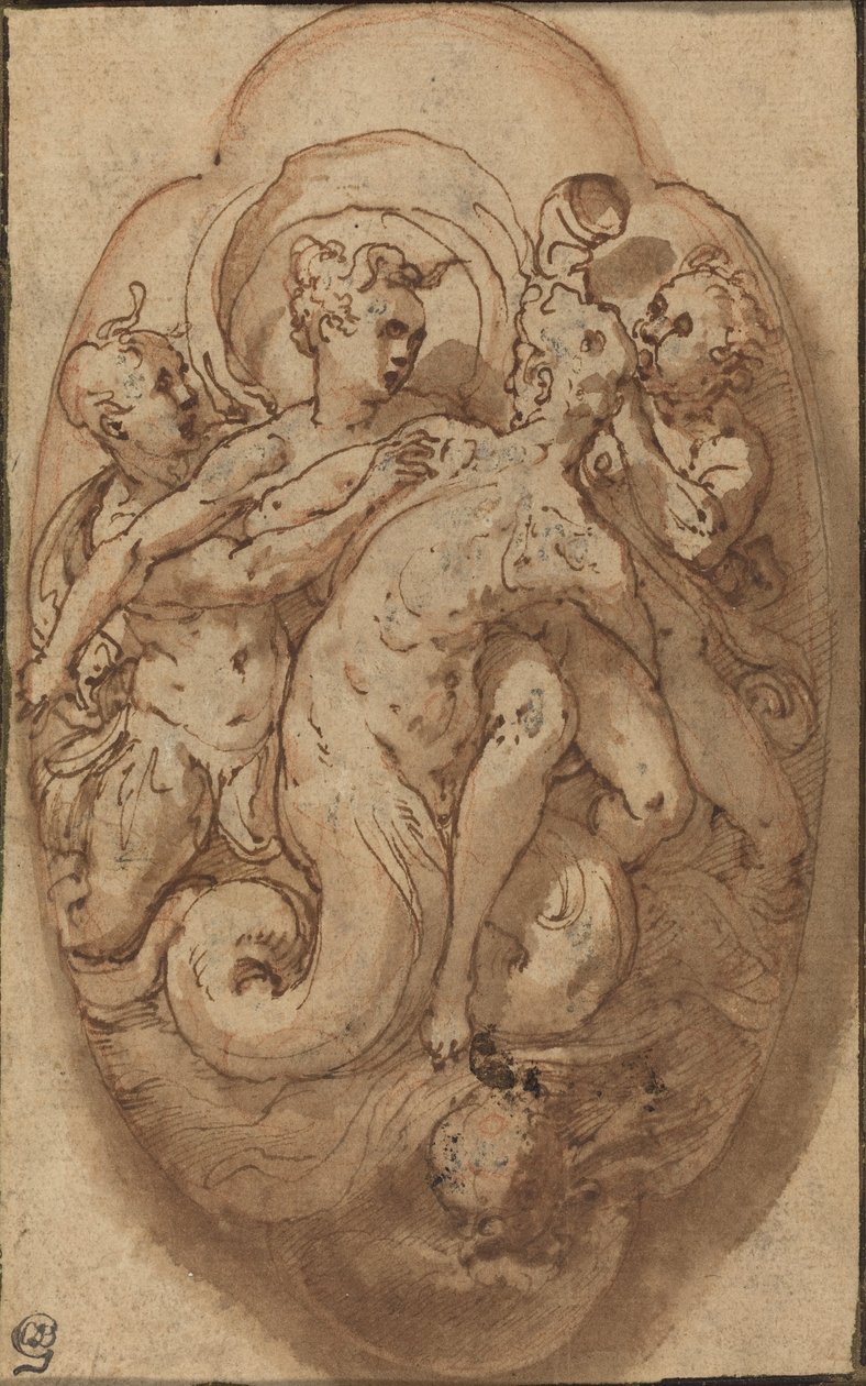 Mitolojik Figürler by Taddeo Zuccaro