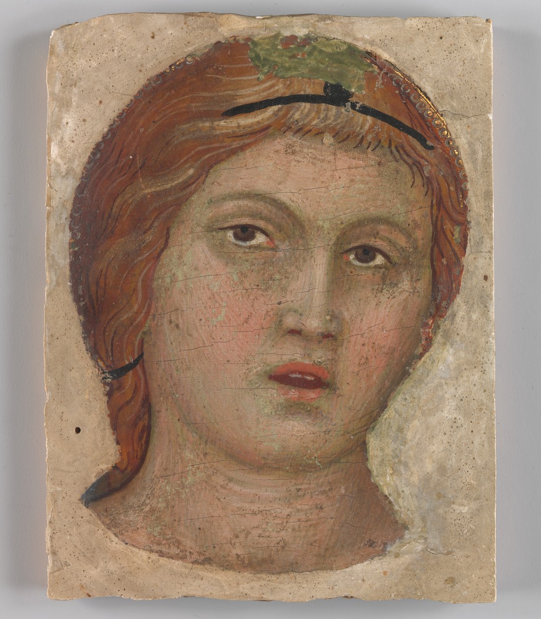 Tam Yüz Bir Meleğin Başkanı, ca. 1397. by Taddeo di Bartolo