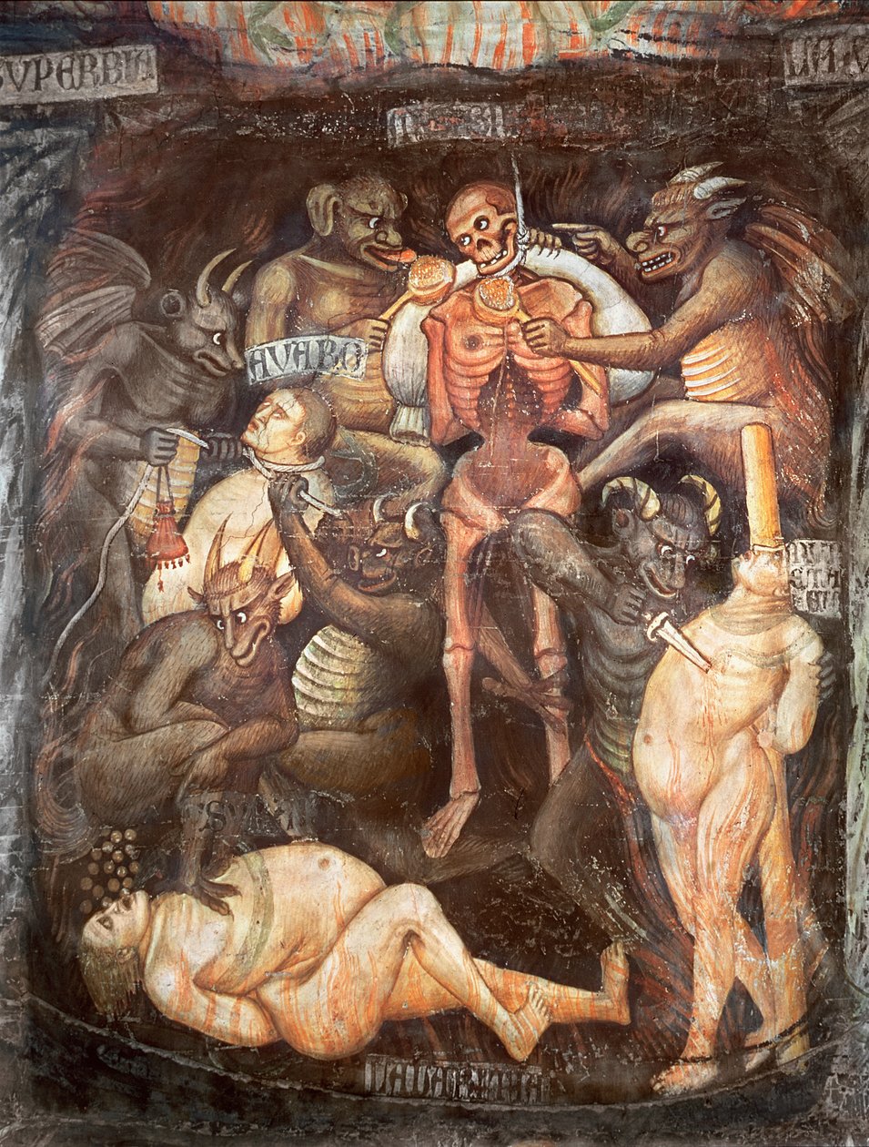 Cehennem, açgözlü detay, c.1394 by Taddeo di Bartolo