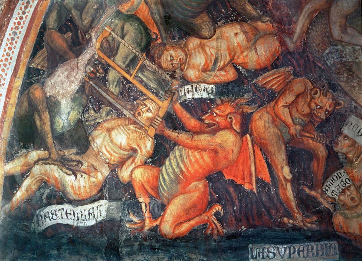 Cehennem, gururlu detay, c.1394 by Taddeo di Bartolo