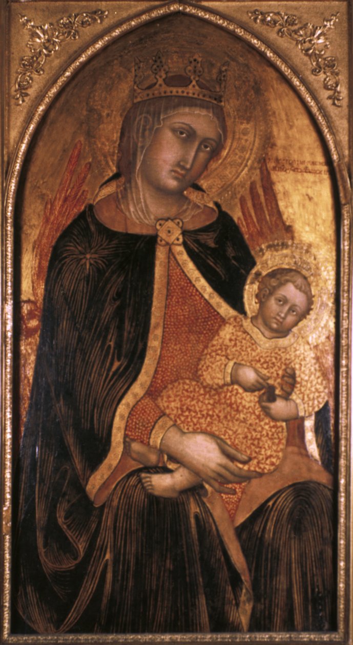 Madonna ve Çocuk, 14. yüzyıl sonu 15. yüzyıl başı by Taddeo di Bartolo