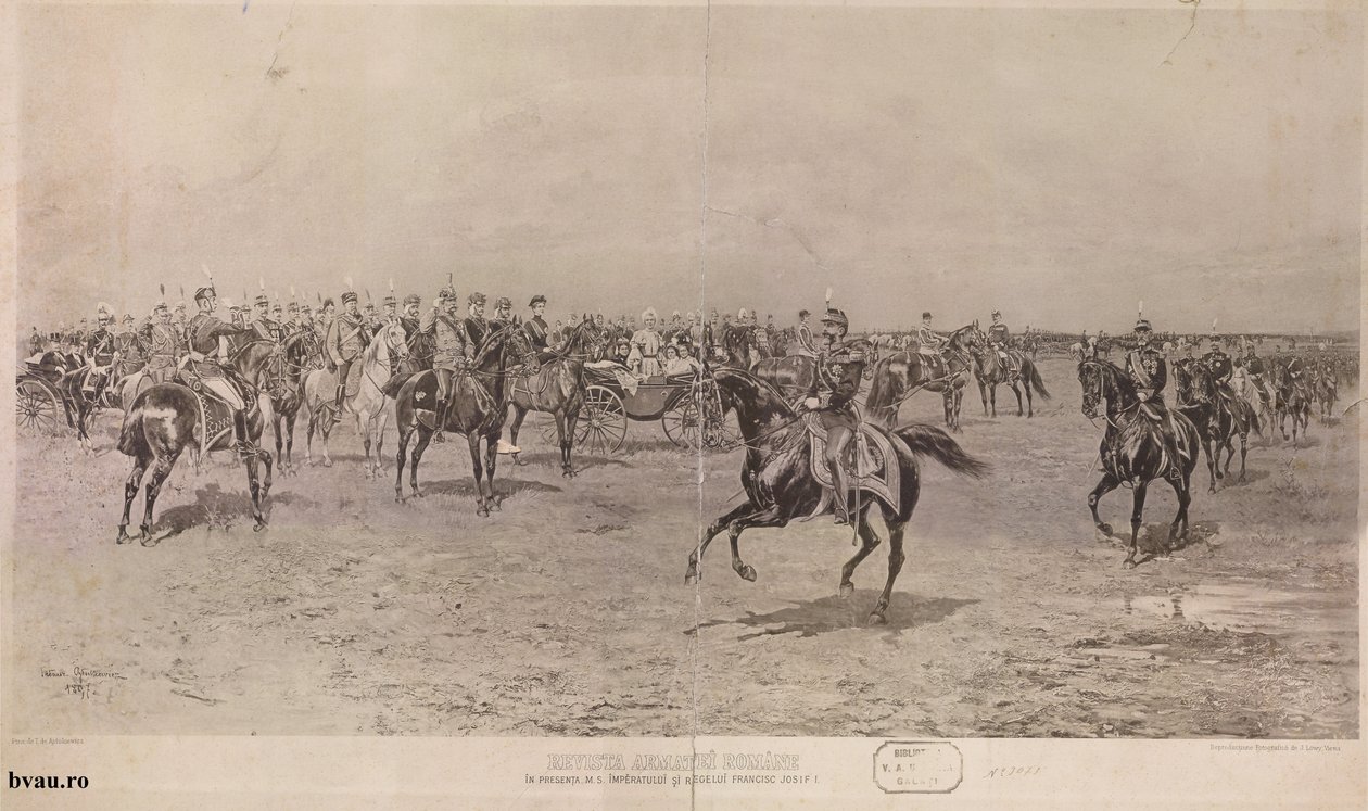 Romanya Ordusu Dergisi, M.S. İmparator ve Kral Francis Joseph I, 1897n by Tadeusz Ajdukiewicz
