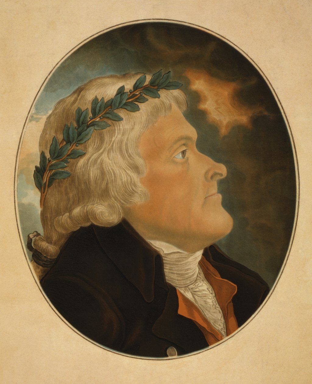 Thomas Jefferson, Michael Sokolnicki (1760-1816) tarafından oyulmuş (aquatint) by Tadeusz Kosciuszko