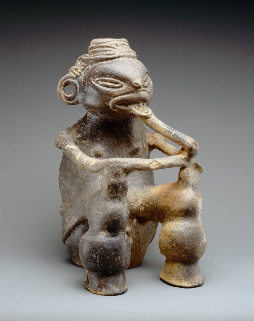 Effigy Kap (seramik) by Taino Culture