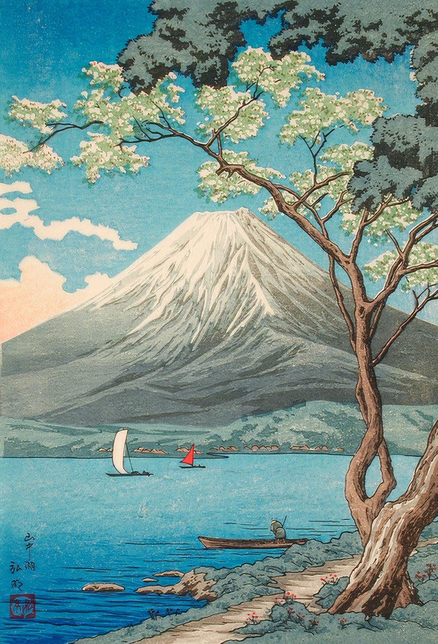 Mt. Fuji vo m Yamanaka-See by Takahashi Hiroaki