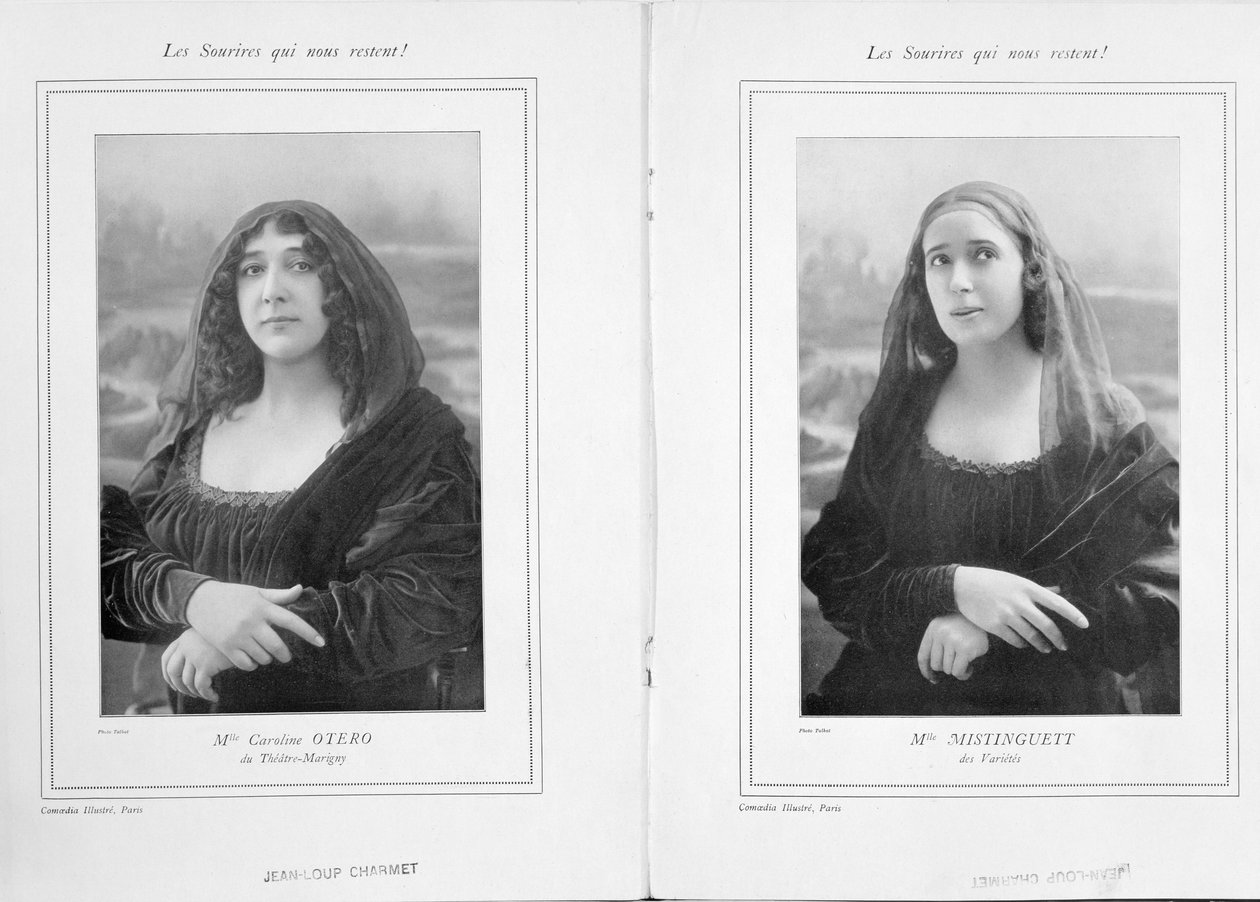 La Belle Otero ve Mistinguett, Mona Lisa olarak, Les Sourires qui Nous Restent