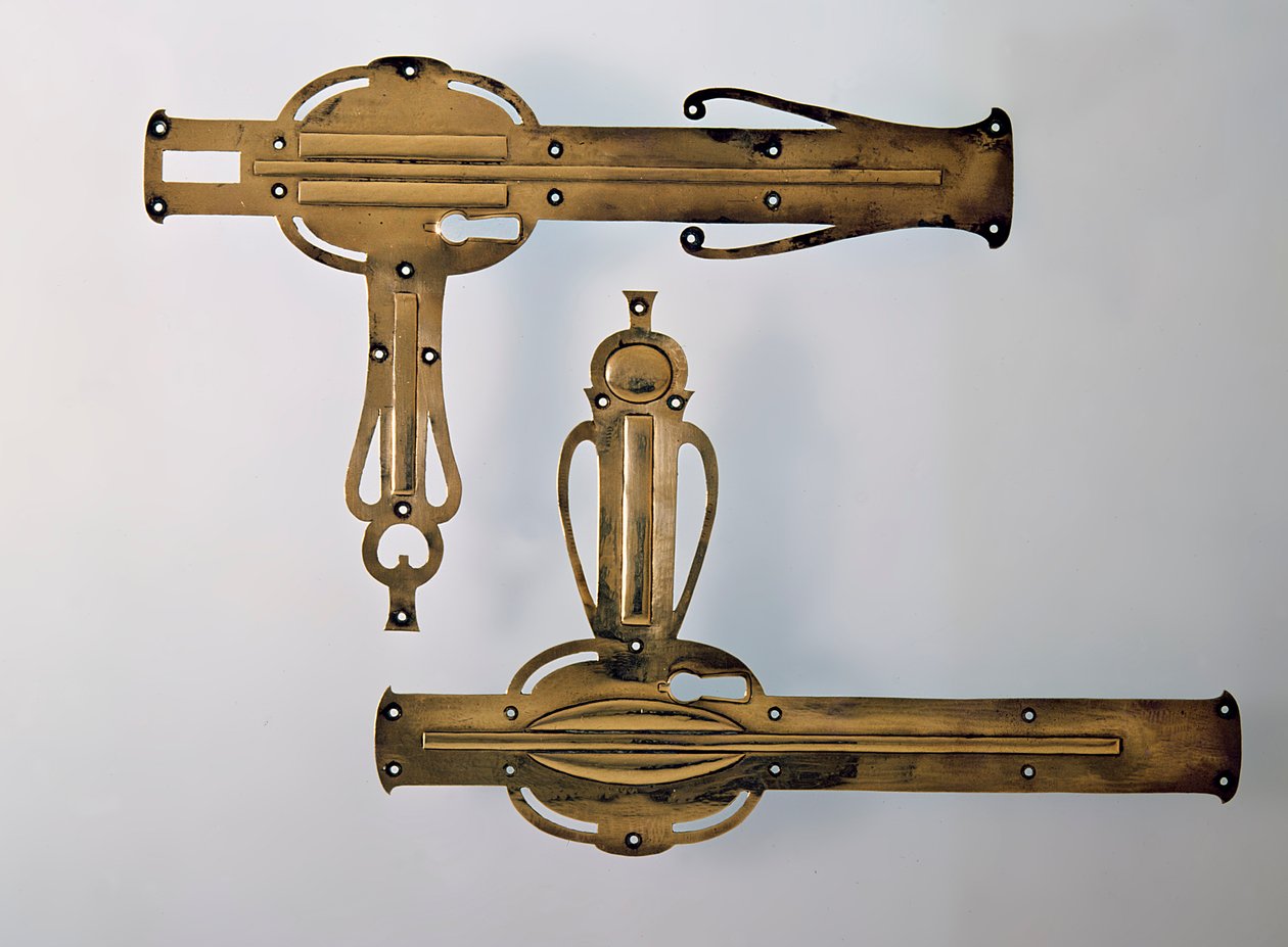 Kapı kolları, 1898-99 (metal) by Talwin Morris