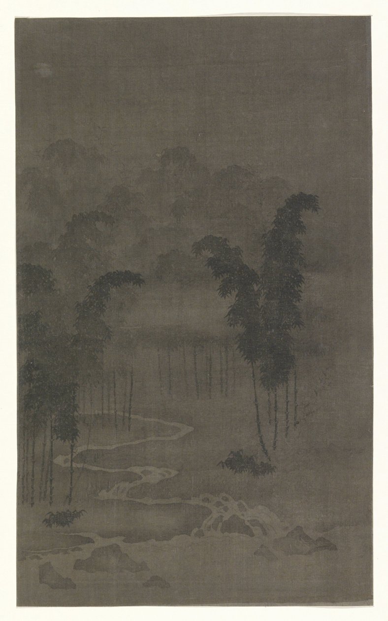 Bambu ormanı geceleri by Tan Zhirui (attributed to)