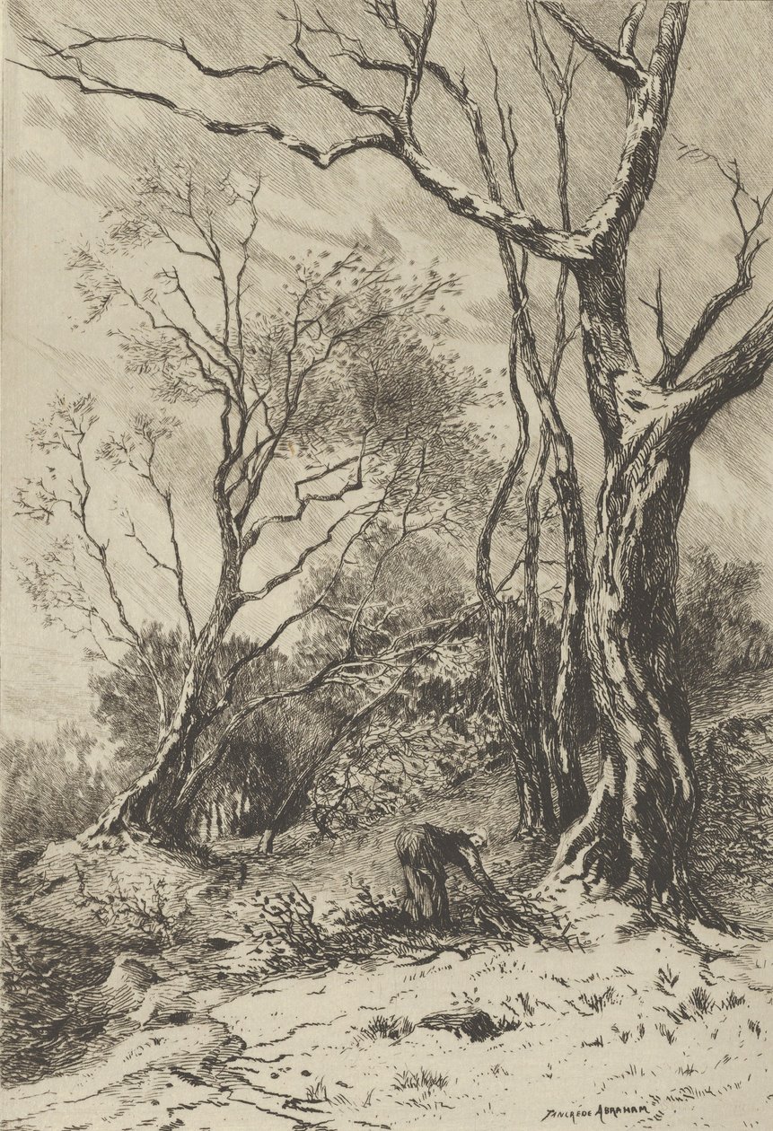 Kışın., 19. yüzyıl. by Tancrède Abraham