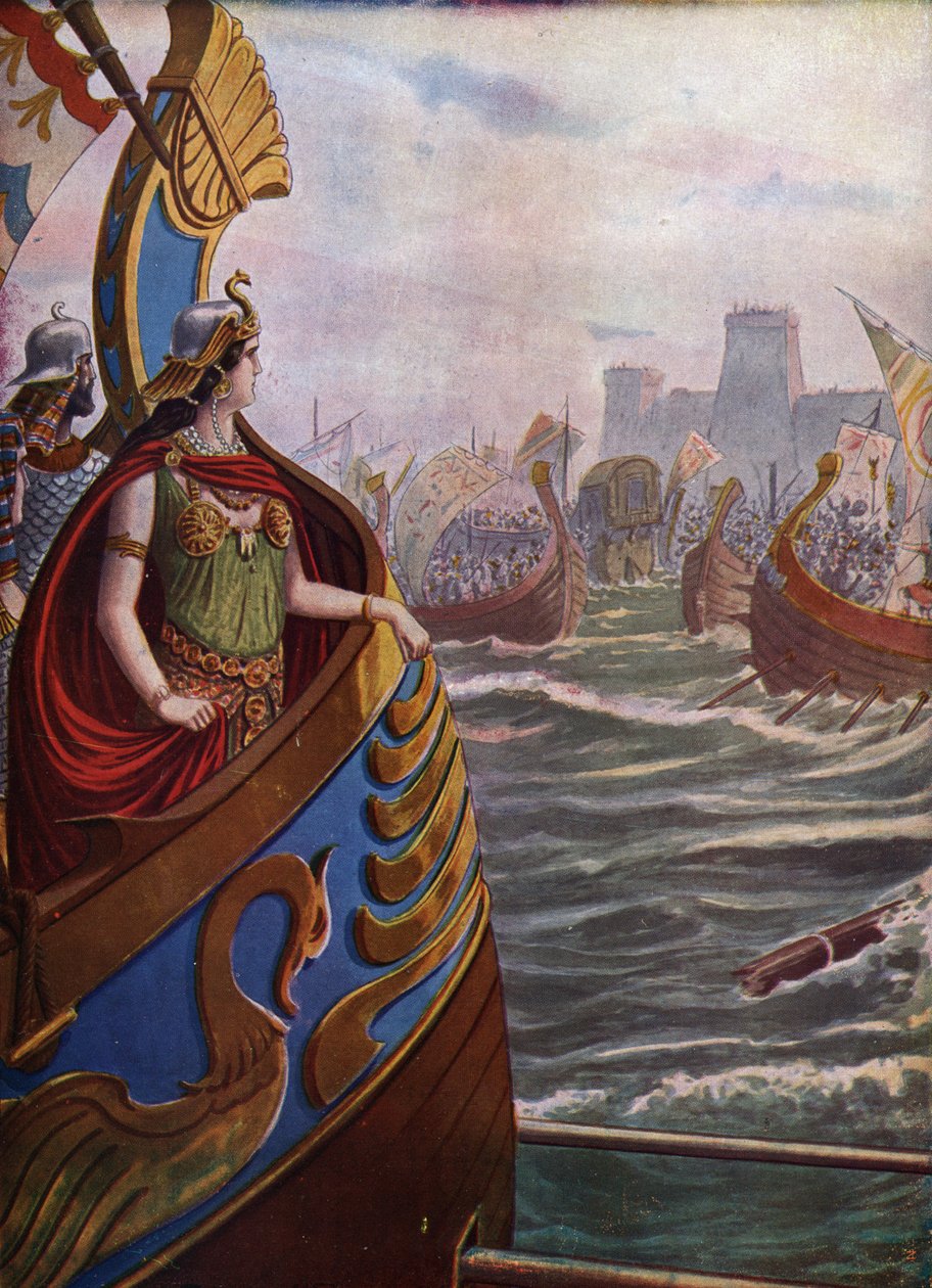 Antik, Roma İç Savaşı: Mısır Kraliçesi Kleopatra VII Thea Philopator (MÖ 69-30), 2 Eylül
