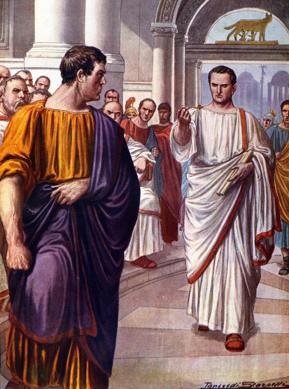 Romalı devlet adamı Ciceron (Marcus Tullius Cicero) (MÖ 106-43), MÖ 63
