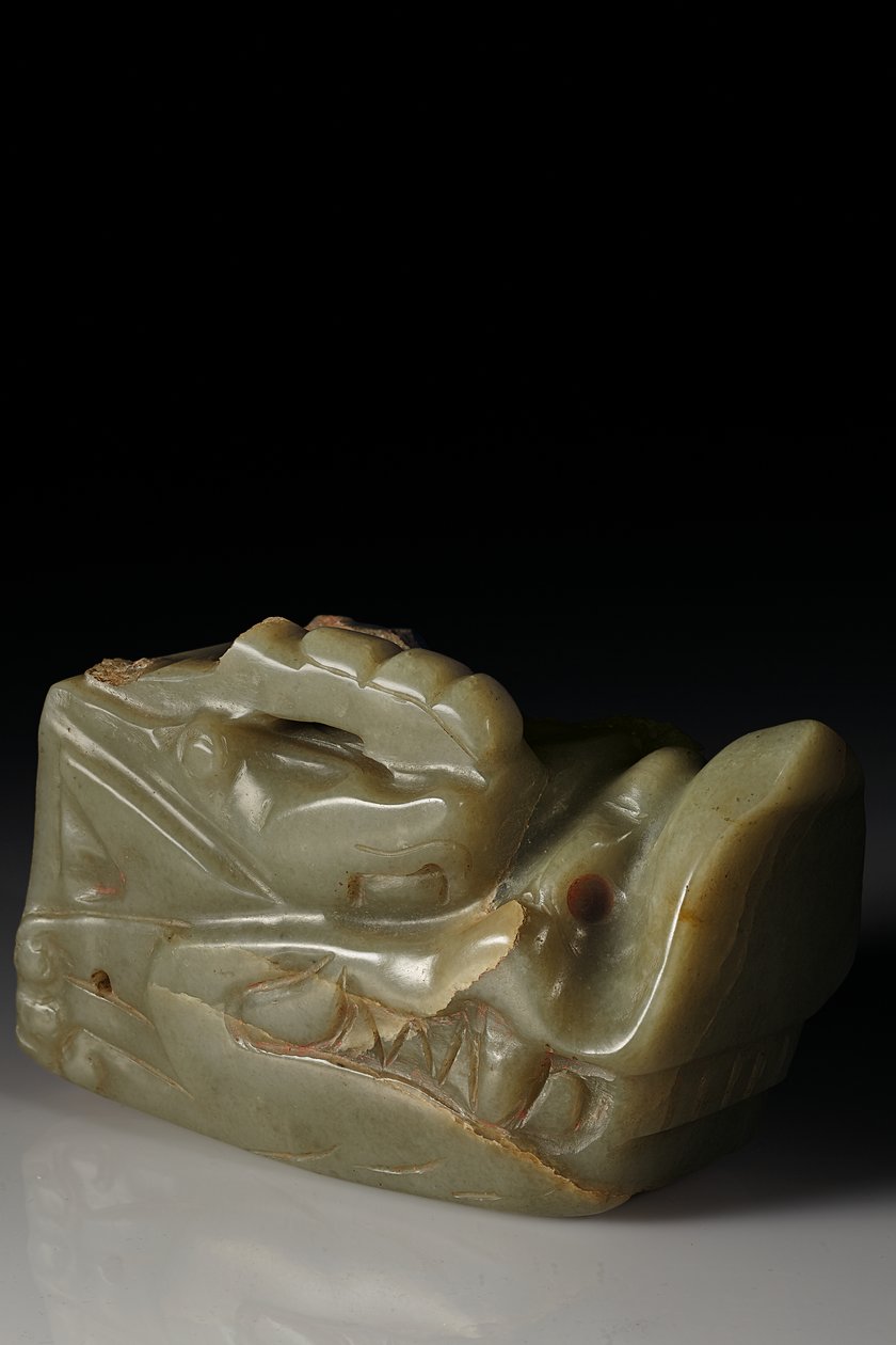 Junkunc Yeşim Ejderha Başı (yeşim) by Tang Dynasty Chinese School