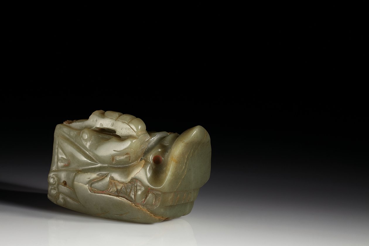 Junkunc Yeşim Ejderha Başı (yeşim) by Tang Dynasty Chinese School