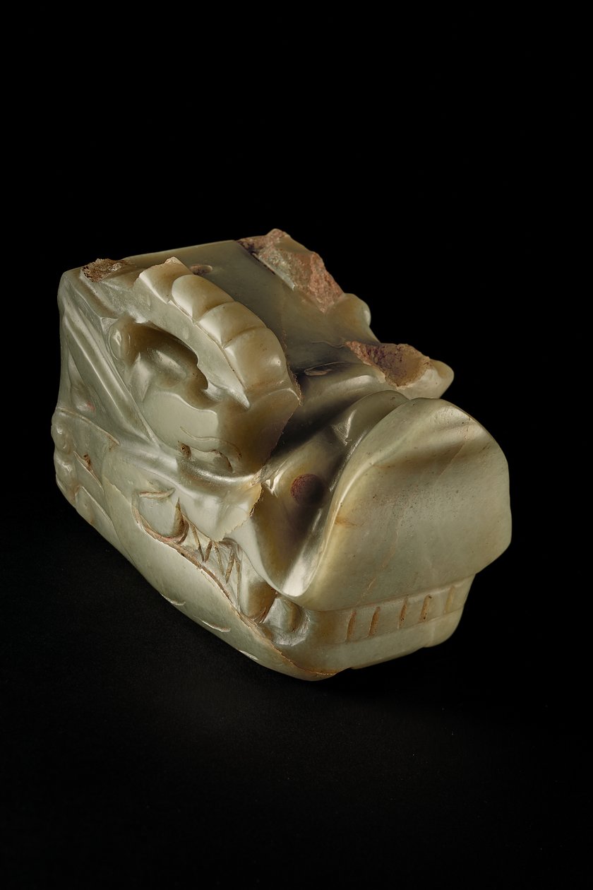 Junkunc Yeşim Ejderha Başı (yeşim) by Tang Dynasty Chinese School
