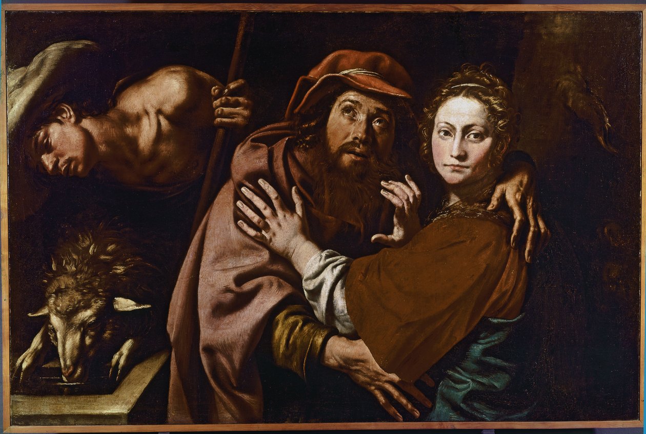Jacob ve Rebecca, yaklaşık 1625 (tuval üzerine yağlı boya) by Tanzio da Varallo