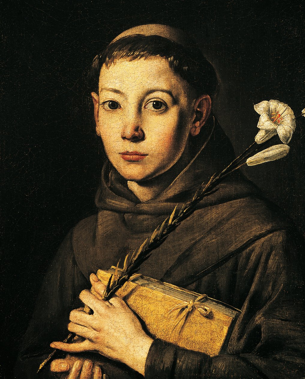 Tanzio da Varallo (1575-1633) olarak bilinen Antonio d'Enrico tarafından, Padua'lı Aziz Anthony, tuval üzerine yağlı boya. by Tanzio da Varallo