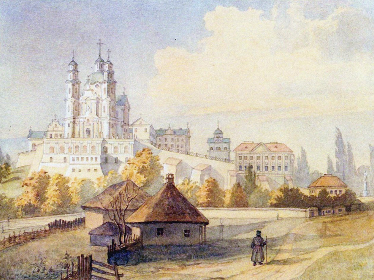 Kutsal Dormition Pochayiv Lavra by Taras Grigoryevich Shevchenko