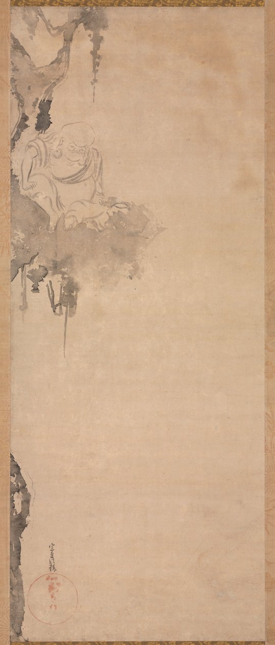 Zen Preest Meydanı, 1800-150. by Tawaraya Sotatsu