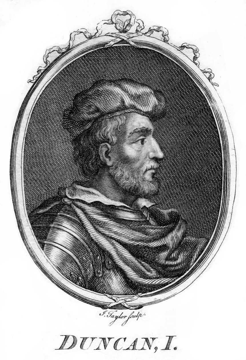 Duncan I, İskoçya Kralı. by Taylor