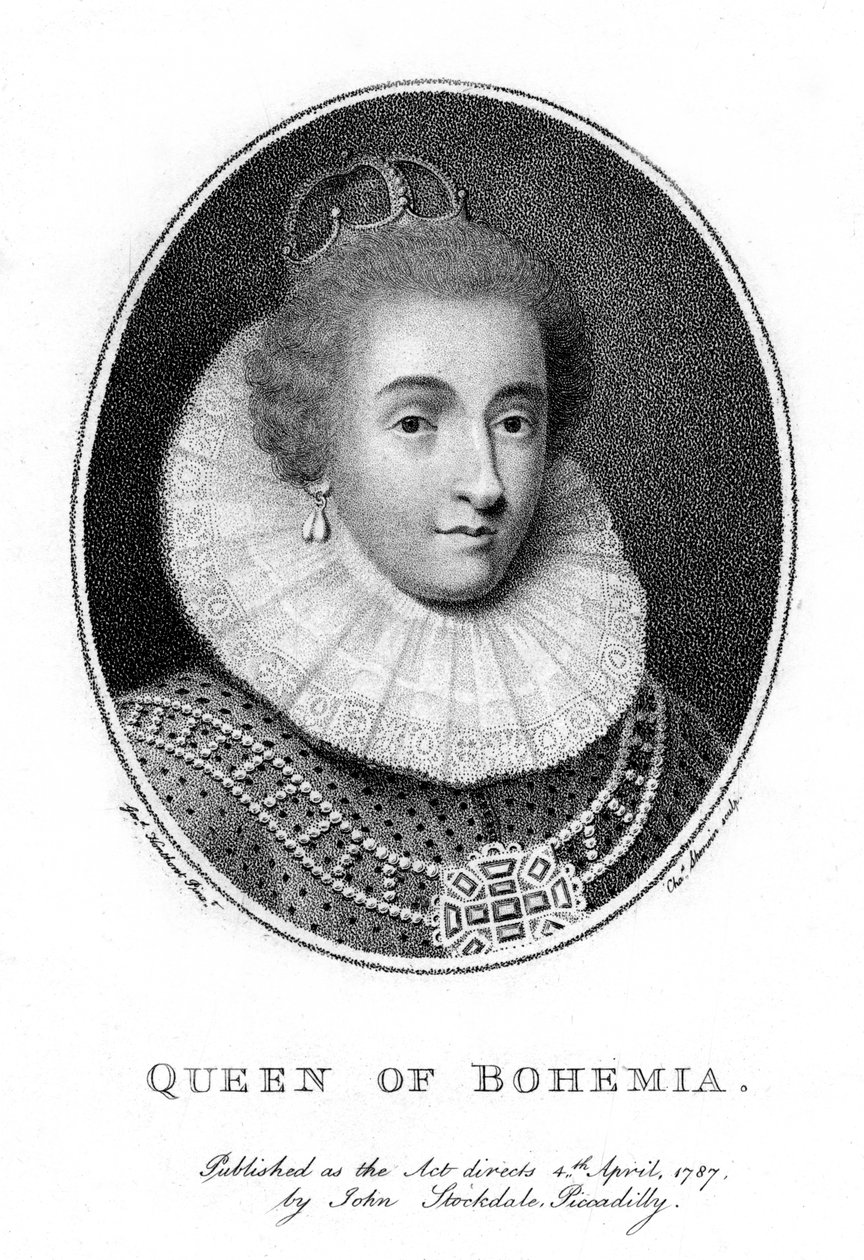 Elizabeth, Seçmen Palatine ve Bohemya Kraliçesi, 1787. by Taylor