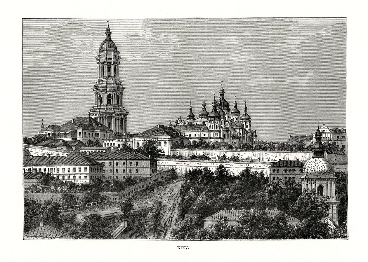Kiev, Ukrayna, 1879 by Taylor