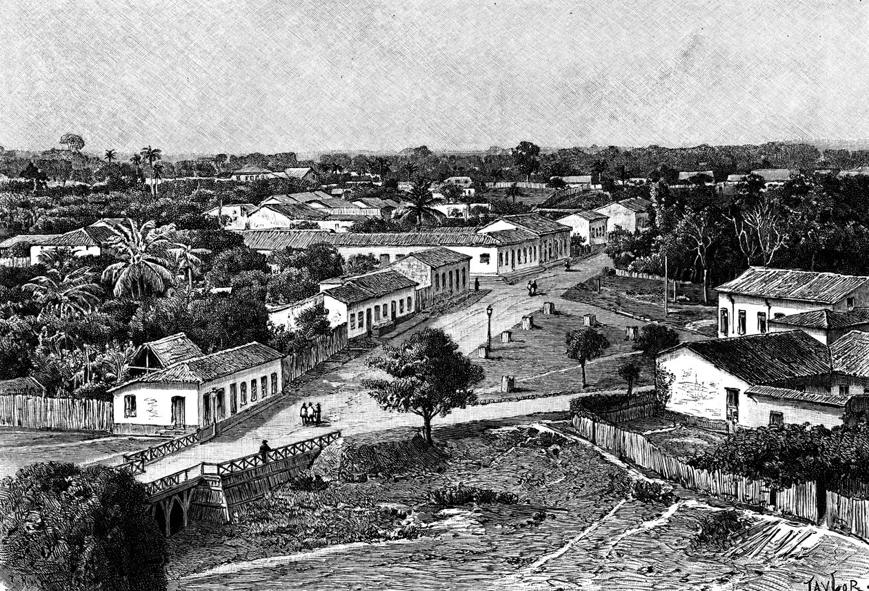 Manaos, Brezilya, 1895. by Taylor