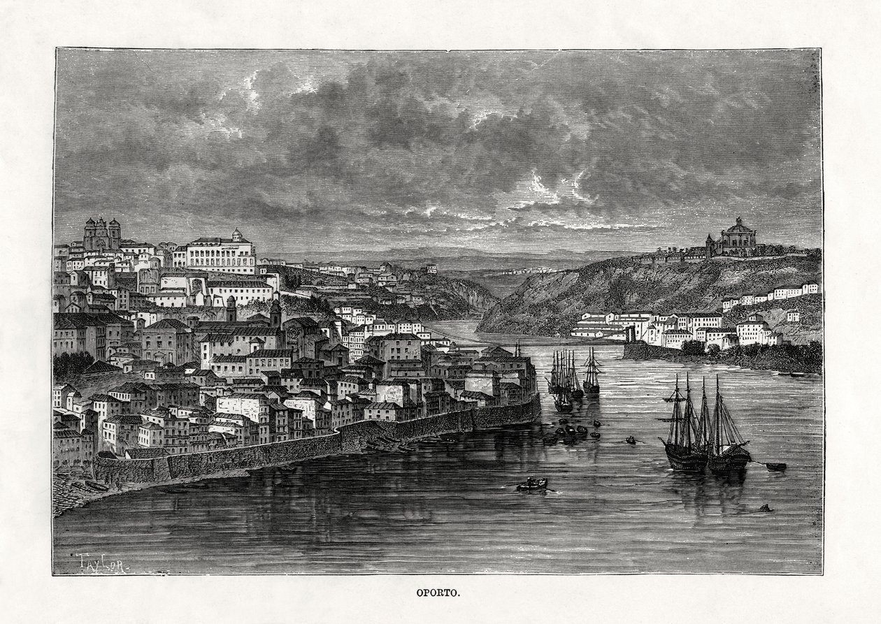 Oporto, Portekiz, 19. yüzyıl by Taylor