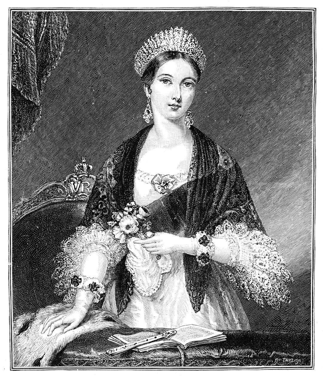 Kraliçe Victoria, 1819-1901, 19. yüzyıl by Taylor