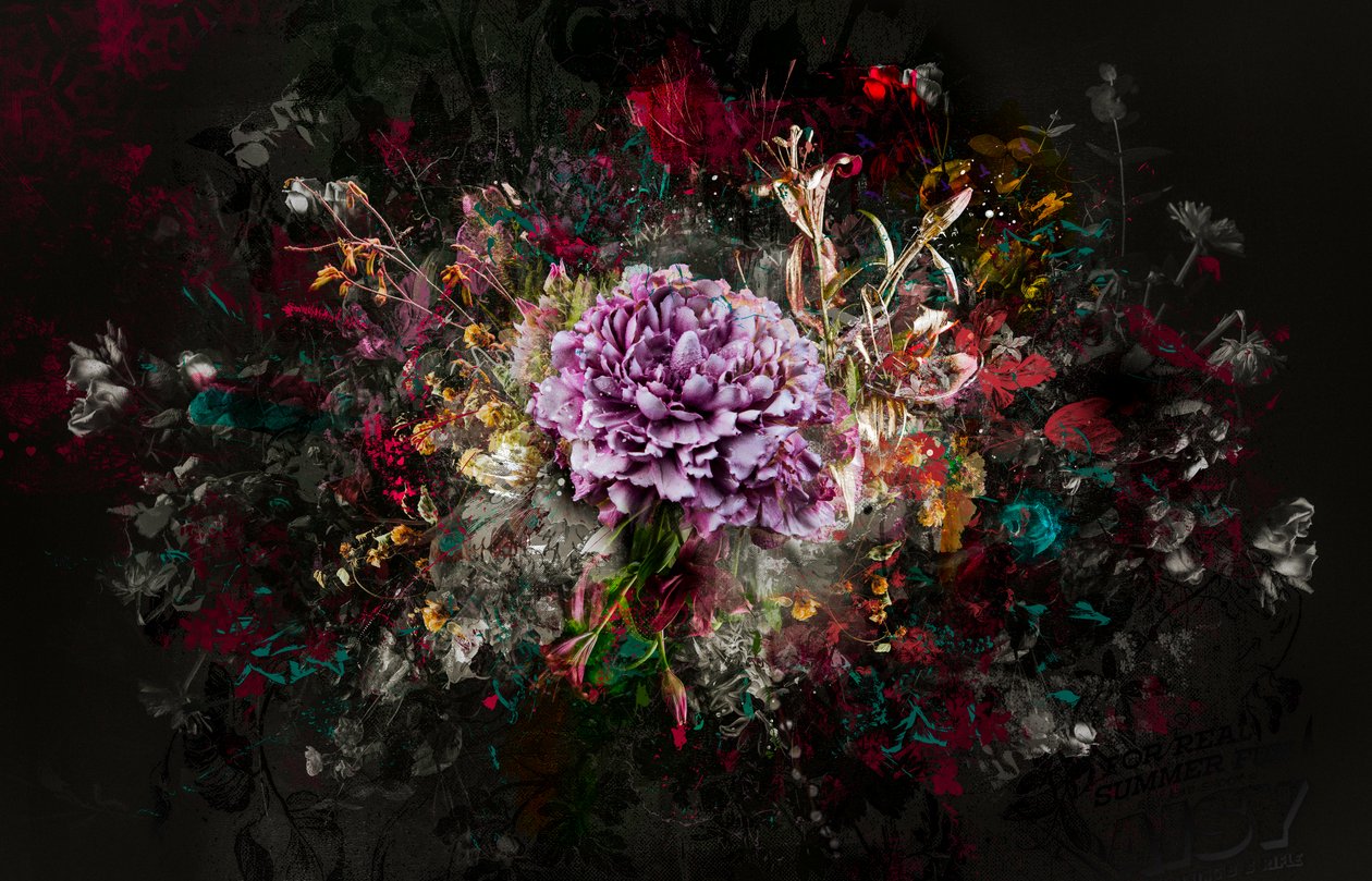 BUKET XXVII, 2019 (tuval üzerine karışık teknik) by Teis Albers