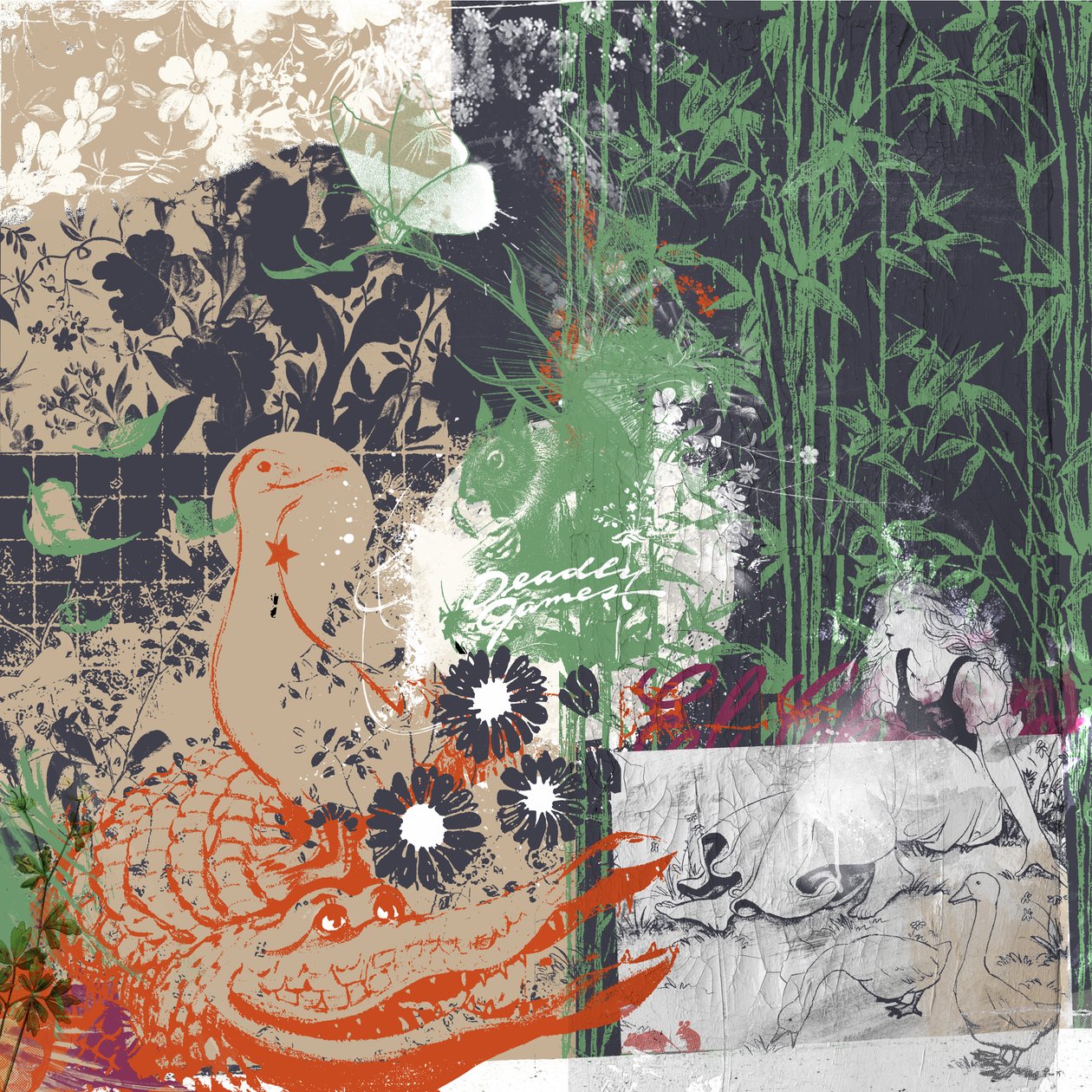 Ölümcül Oyunlar, 2017 (Tuval üzerine kolaj) by Teis Albers