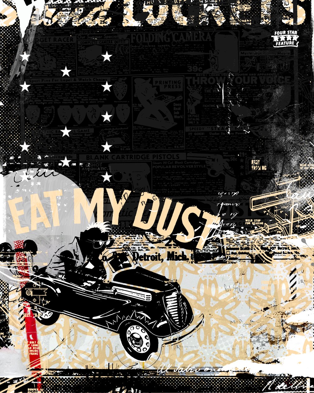 Eat My Dust, 2014 (Tuval üzerine kolaj) by Teis Albers