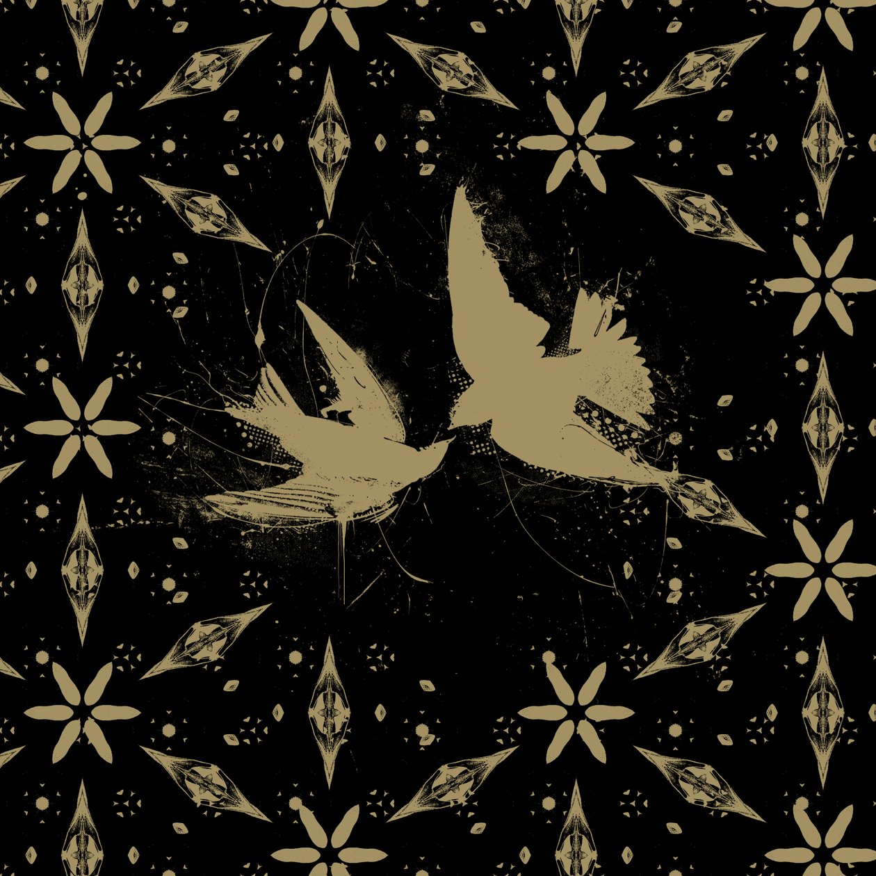 Goldbirds, 2014 (Tuval üzerine kolaj) by Teis Albers