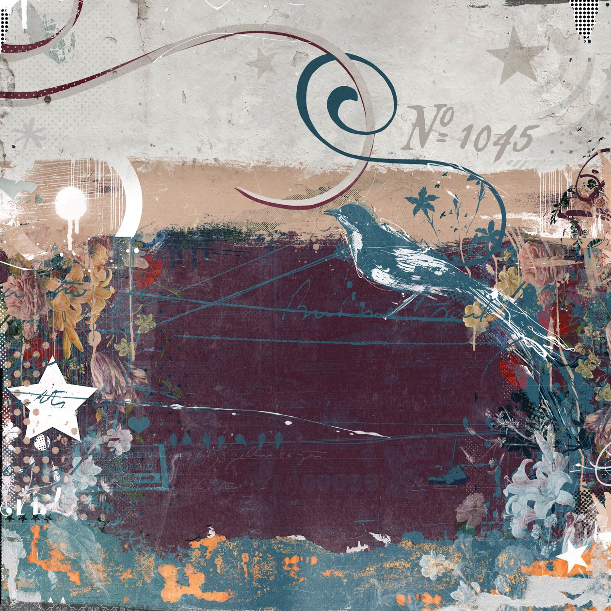 Telin Üzerinde Yüksek, 2015 (Tuval üzerine kolaj) by Teis Albers